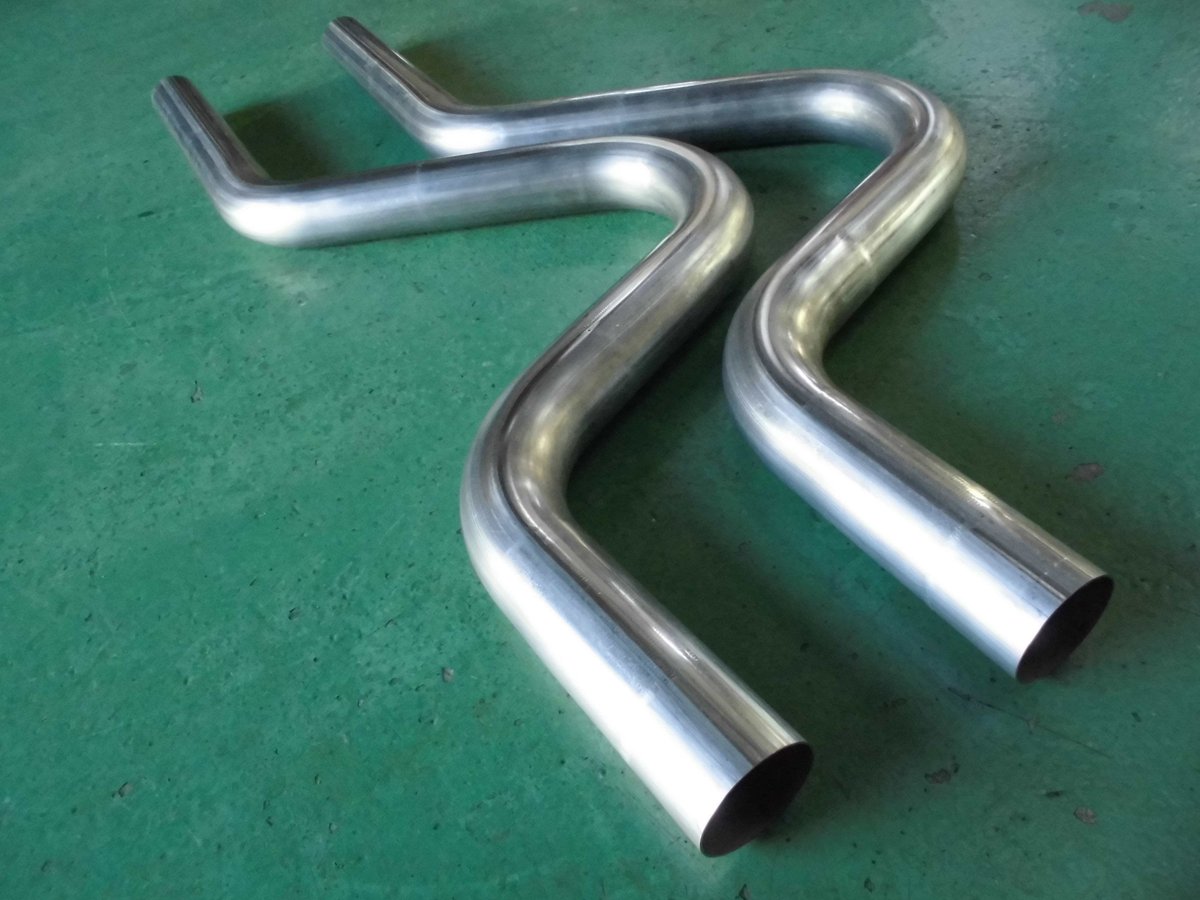 マフラー 76．3mm デフ超えパイプ 304ステンレス ワンオフ