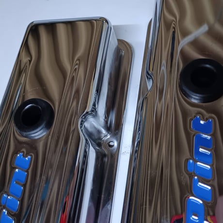 SB Cevyクロームバルブカバー