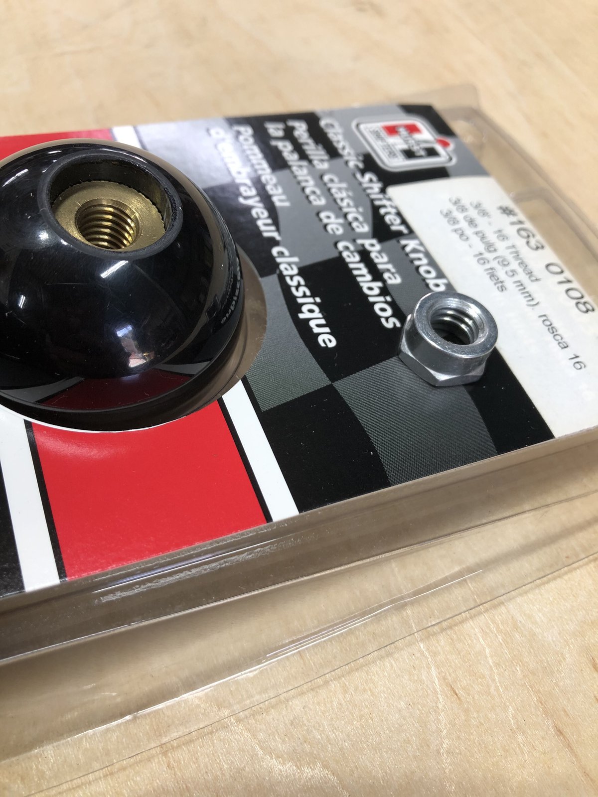 シノブ Extra Long Stepped Knurl Gearknob