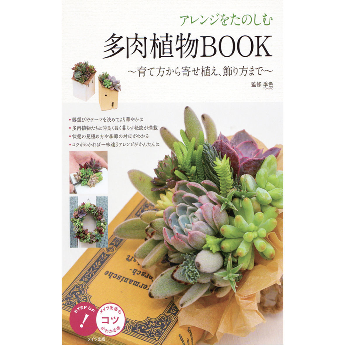 マロン様確認用　そのまま飾れる多肉植物寄せ植え　リース　管理書付 アレンジをたのしむ多肉植物BOOK―育て方から寄せ植え、飾り方まで