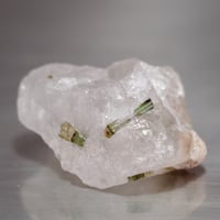トルマリン付き水晶　原石　368073