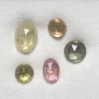 サファイア　ローズカット　ルースセット　218011