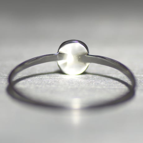 Victoria stone silver ring 063