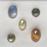 サファイア　ローズカット　ルースセット　218009