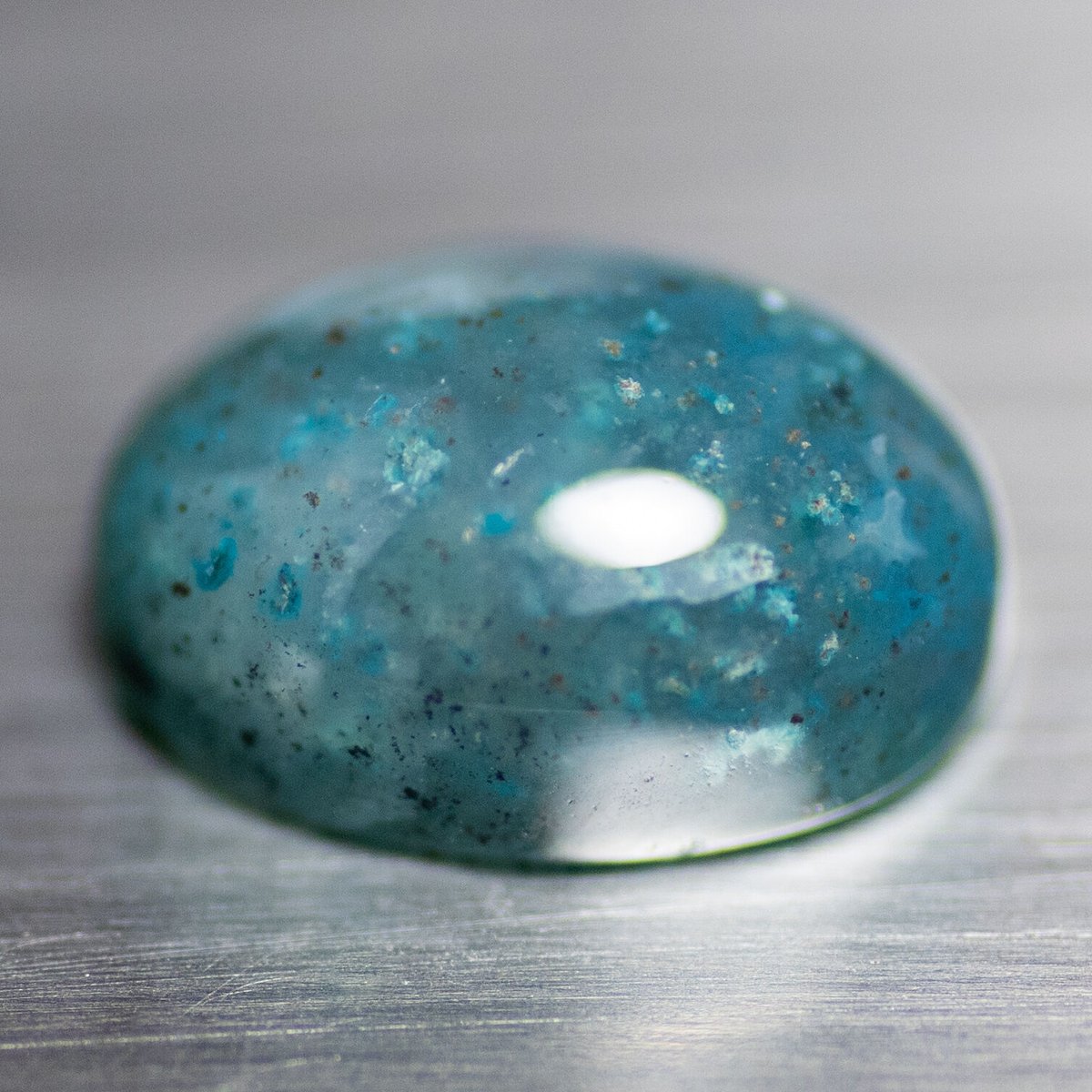 ニードルブルーアゲート ルース 210013 | mineralhonpo