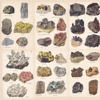 鉱物　絵画コレクションセット　④