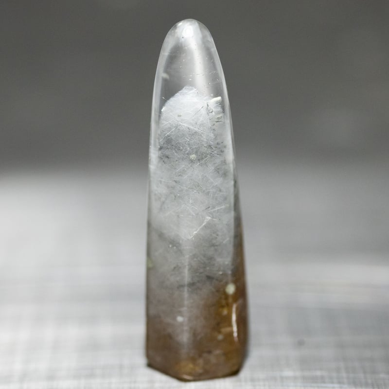 まりも水晶 国産 研磨原石 3381 | mineralhonpo まりも水晶 国産 研磨原石 3381 | mineralhonpo