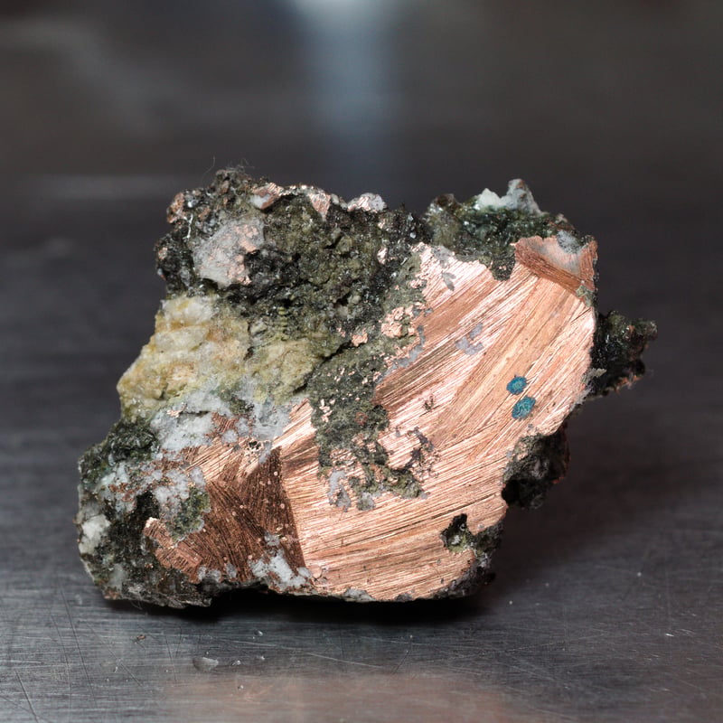 自然銅 原石 40802 | mineralhonpo