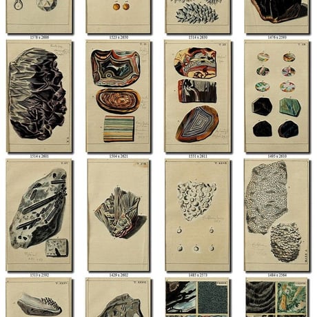 半貴石　鉱物　絵画　コレクション　③