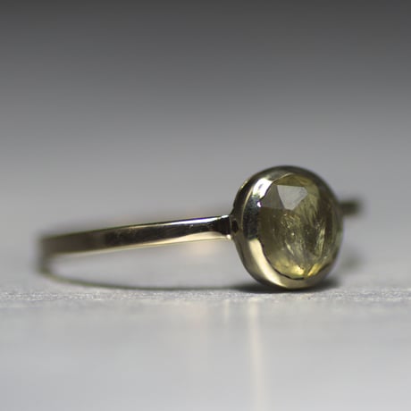 Sapphire k10yg ring 059