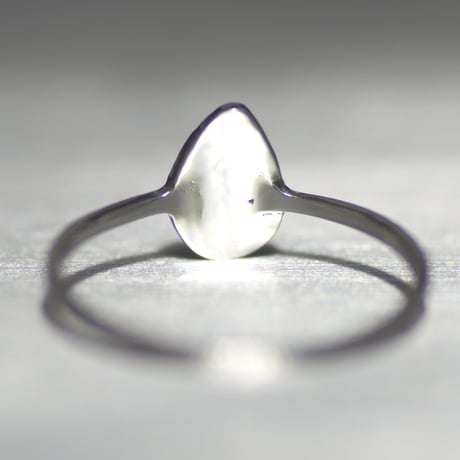 Victoria stone silver ring 061