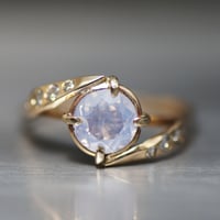 ラベンダーアメジスト１０金リング　034