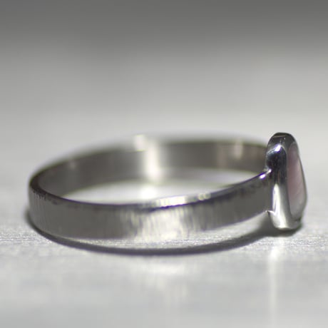 Victoria stone silver ring 064
