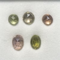 サファイア　ローズカット　ルースセット　218004