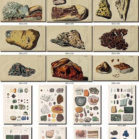 半貴石　鉱物　絵画　コレクション　③
