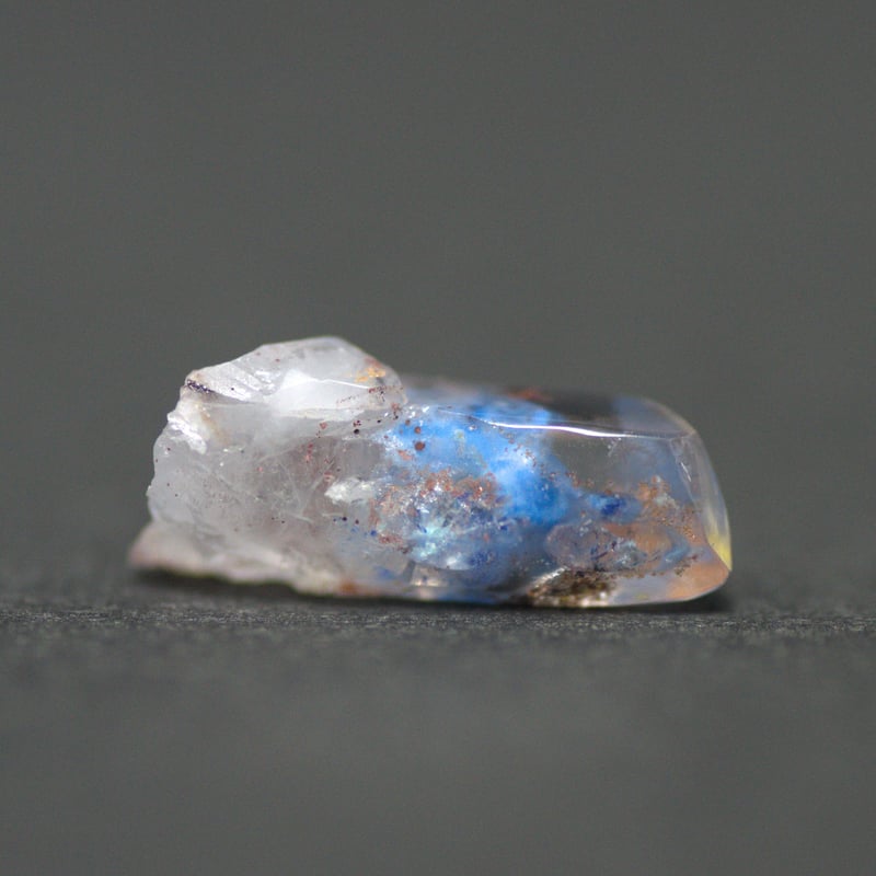 パパゴアイトインクォーツ 研磨原石 001 | mineralhonpo