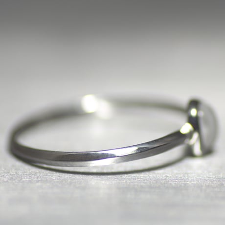 Victoria stone silver ring 063