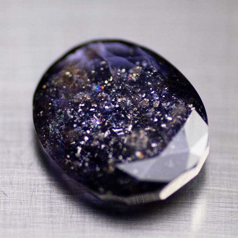 【一点物】アイオライトサンストーン ルース⑩✩.*˚ 一点物】アイオライトサンストーン ルース ペアシェイプ 雫