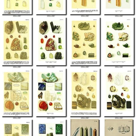 半貴石　鉱物　絵画　コレクション　③