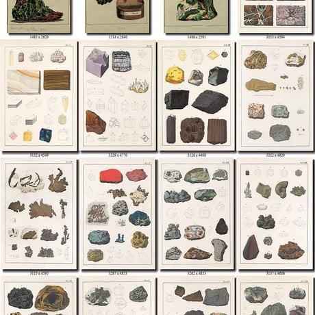 半貴石　鉱物　絵画　コレクション　③