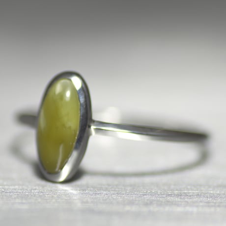 Victoria stone silver ring 060