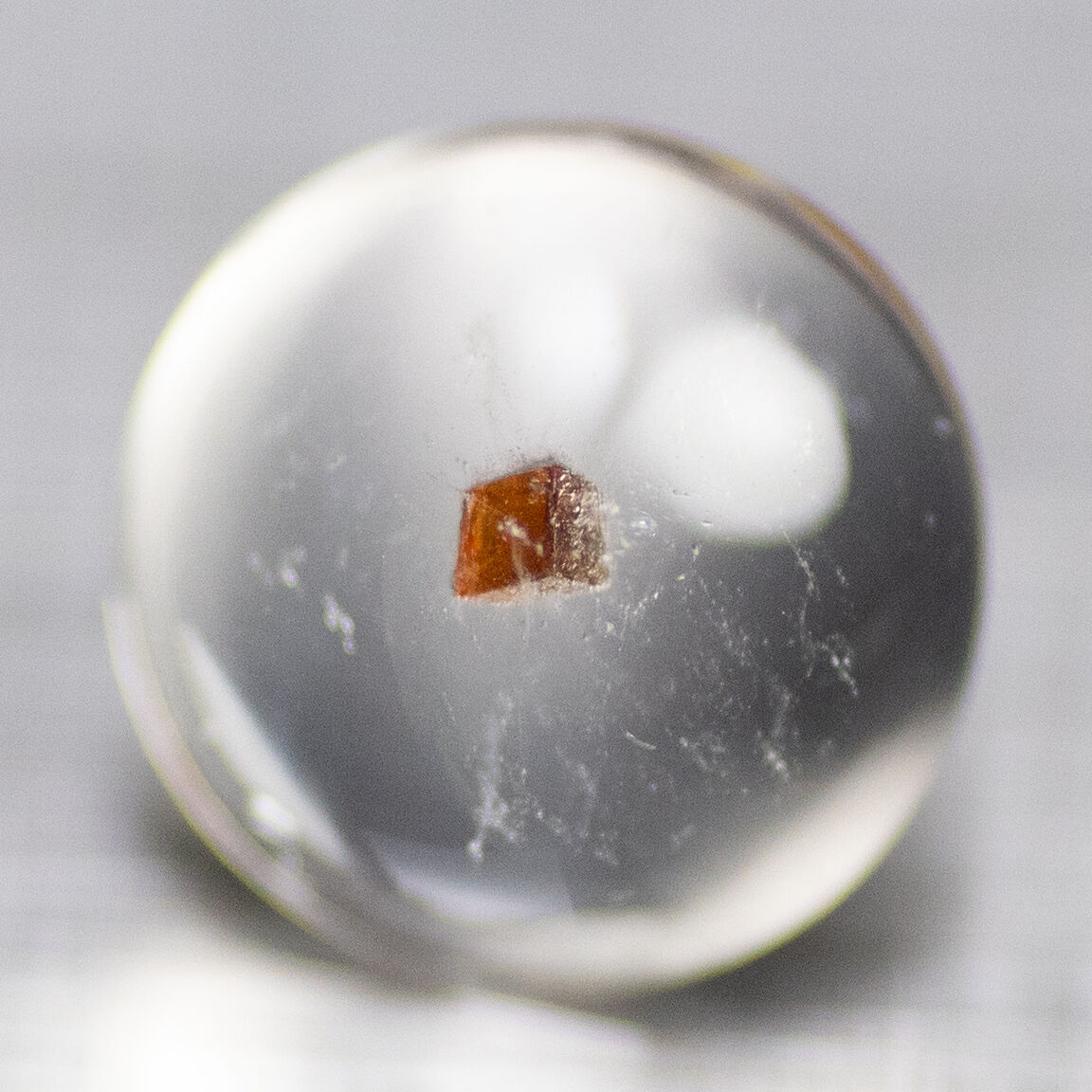 ガーネットインクォーツ ルース 279015 | mineralhonpo