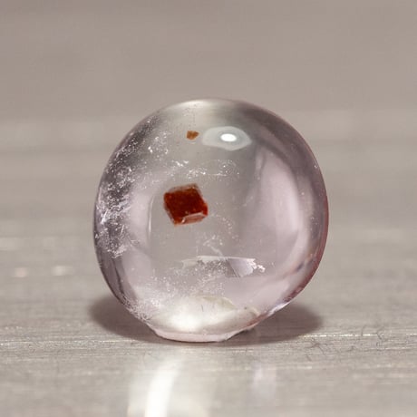 取り置き中 夢園 ゆるめん ガーネットインクォーツ11.65mm① 前向きな気持