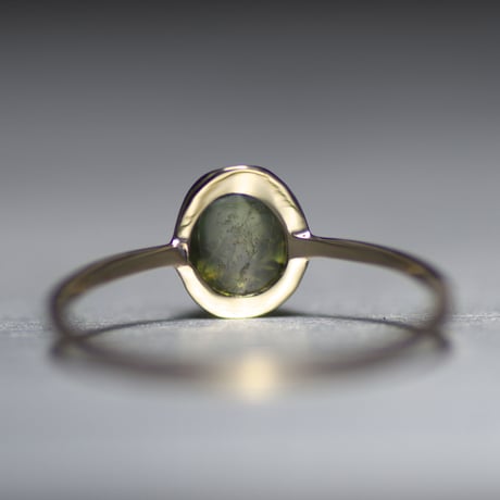 Bi color sapphire k10yg ring 056