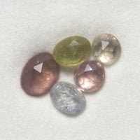 サファイア　ローズカット　ルースセット　218007