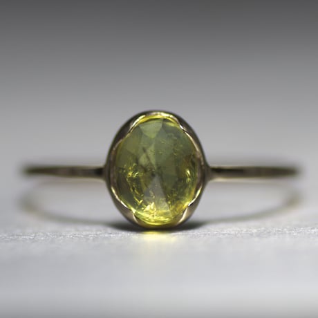 Bi color sapphire k10yg ring 056