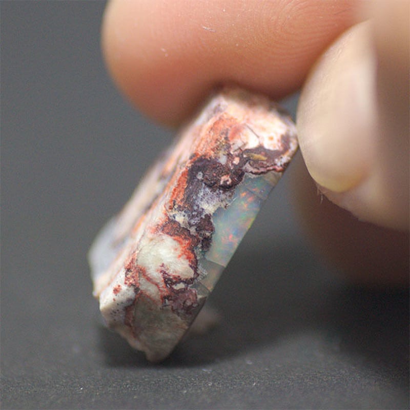 メキシコオパール 片面磨き メキシコオパール 研磨原石 042 | mineralhonpo