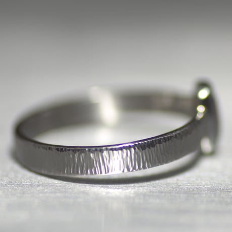 Victoria stone silver ring 064