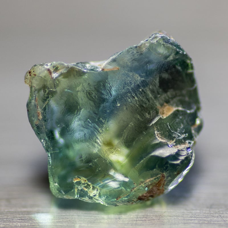 合成バイカラーサファイア　原石 バイカラーサファイア 0.244ctルース