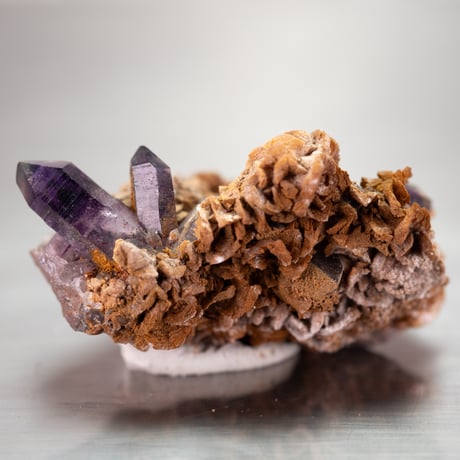 希少♡コンゴ産アメジストポイントクラスター♡1.5kg超えNo.1372 原石