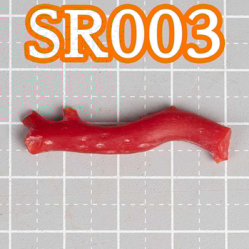 中国古玩　血赤珊瑚色筆頭　28cm11cm 希少 血赤珊瑚 ルース 5.95ct 真っ赤なサンゴ 日本近海 中宝