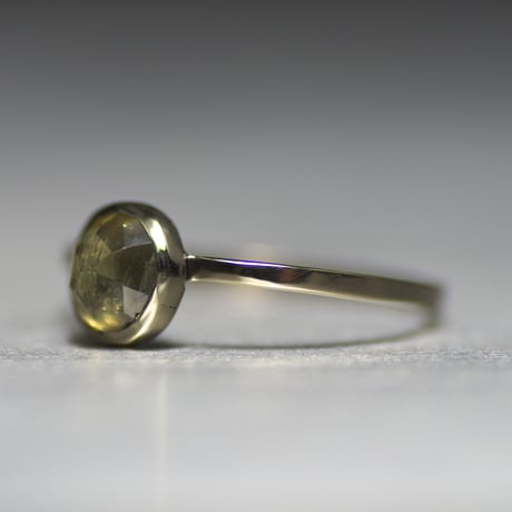 Sapphire k10yg ring 059