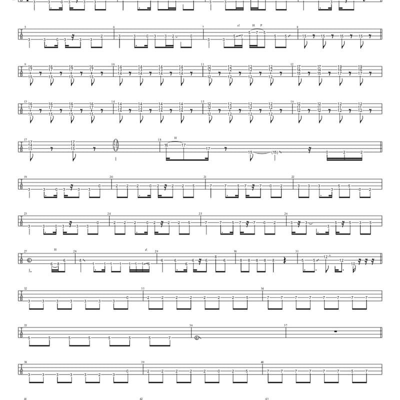 ベース】いつか / Saucy Dog | TAB STORE