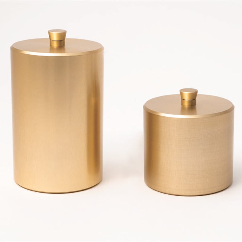 canister - S half -white- / -black- / -gold-（