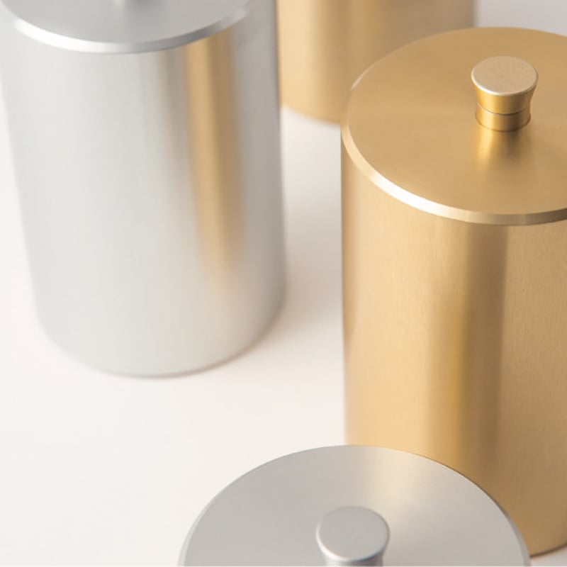 canister - S half -white- / -black- / -gold-（