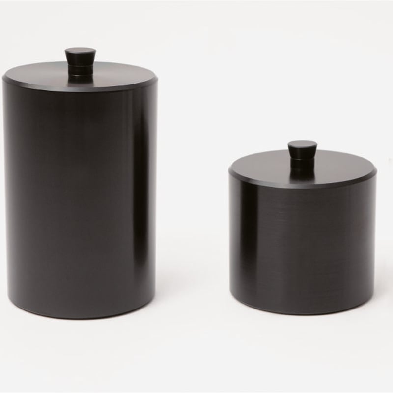 canister - S half -white- / -black- / -gold-（