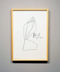 詩の線 “Bird Man ／ 鳥人”（原画・額付）