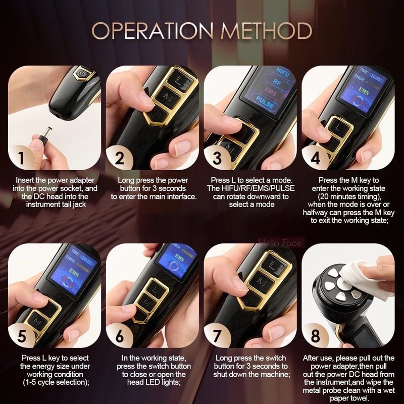 ハイフ付きRFとEMS カレント美顔器 | wakuwaku beauty