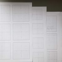 中学生向け 学習用グラフ用紙
