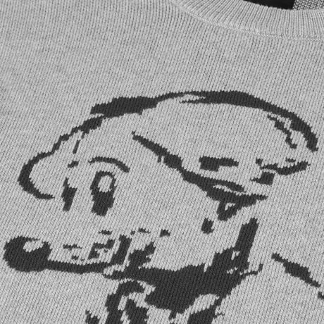 HUF X CRAILTAP MOUSE INTARSIA SWEATER