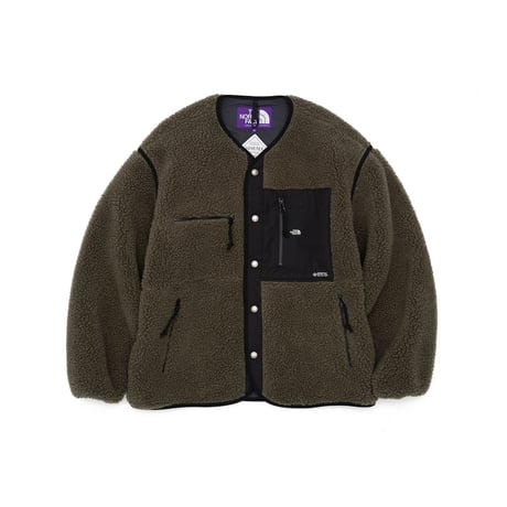 Wool Boa Fleece Field Cardigan　　 THE NORTH FACE PURPLE LABEL