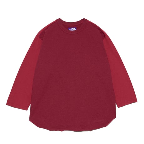 7oz Field Baseball Tee   THE NORTH FACE Purple Label