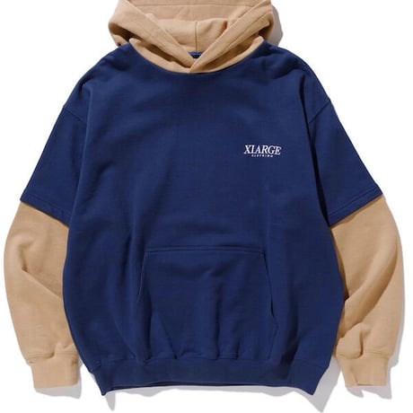XLARGE エクストララージ LAYERED HOODED SWEAT