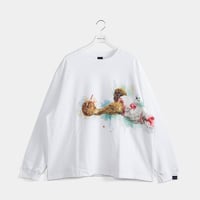"KING OF REBOUND" HEAVY WEIGHT L/S T-SHIRT [WHITE]