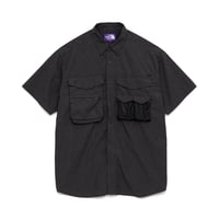 Polyester Linen Field H/S Shirt     THE NORTH FACE PURPLE LABEL  NT3320N