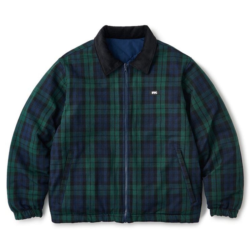 REVERSIBLE PLAID PUFFY JACKET FTC022AWJ05 | T...